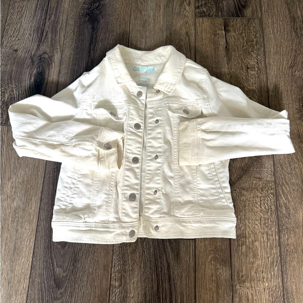Cat & Jack Cream Jean Jacket for Kids